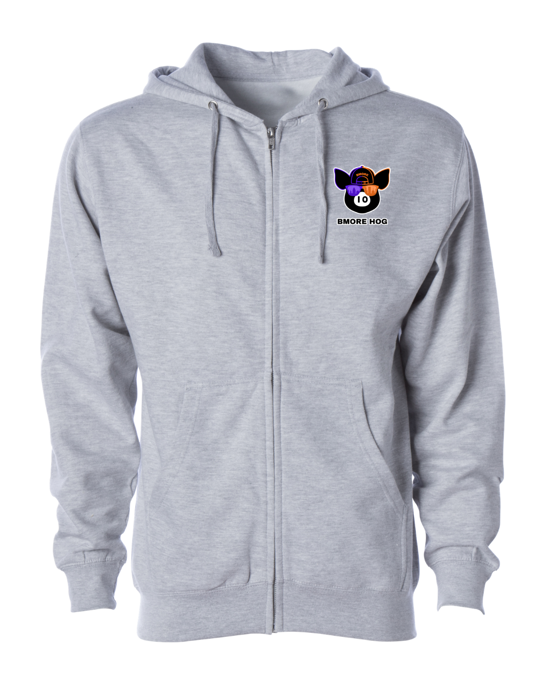 Bmore Hog Midweight Zip Hoodie