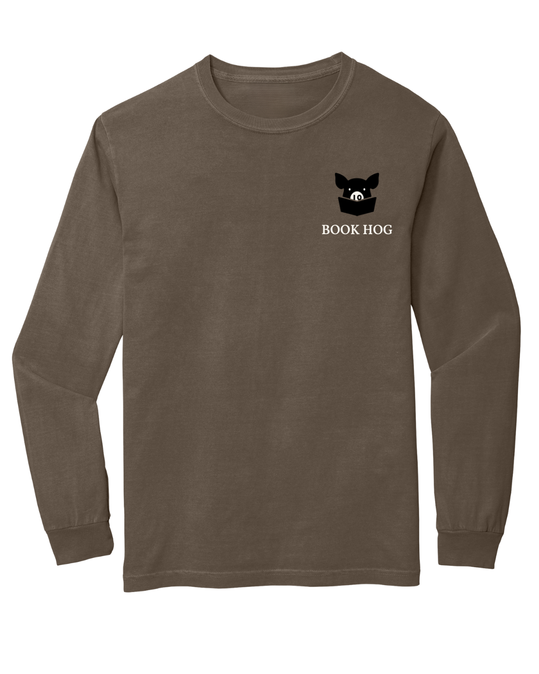 Book Hog Heavyweight Long Sleeve Tee