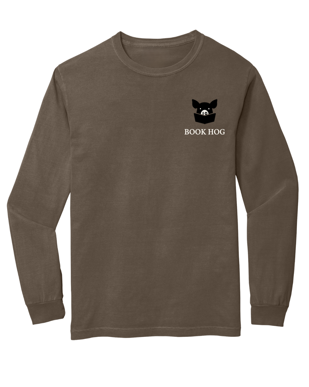 Book Hog Heavyweight Long Sleeve Tee