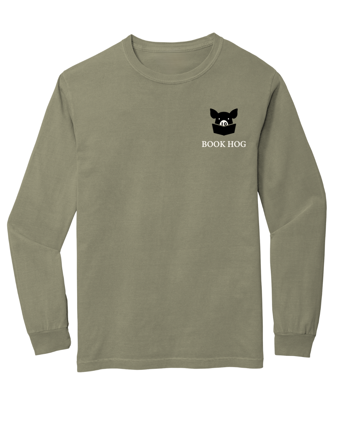 Book Hog Heavyweight Long Sleeve Tee