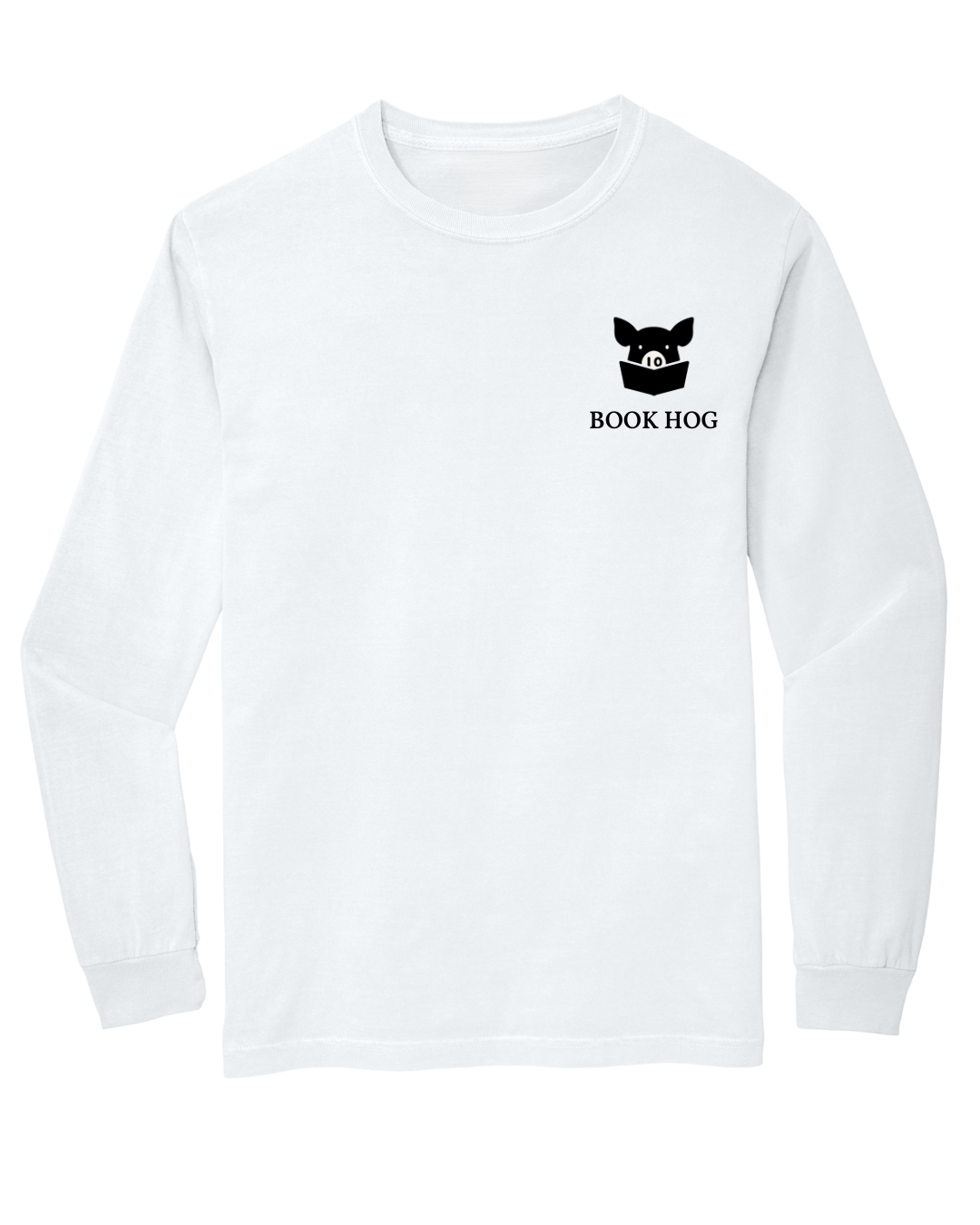 Book Hog Heavyweight Long Sleeve Tee