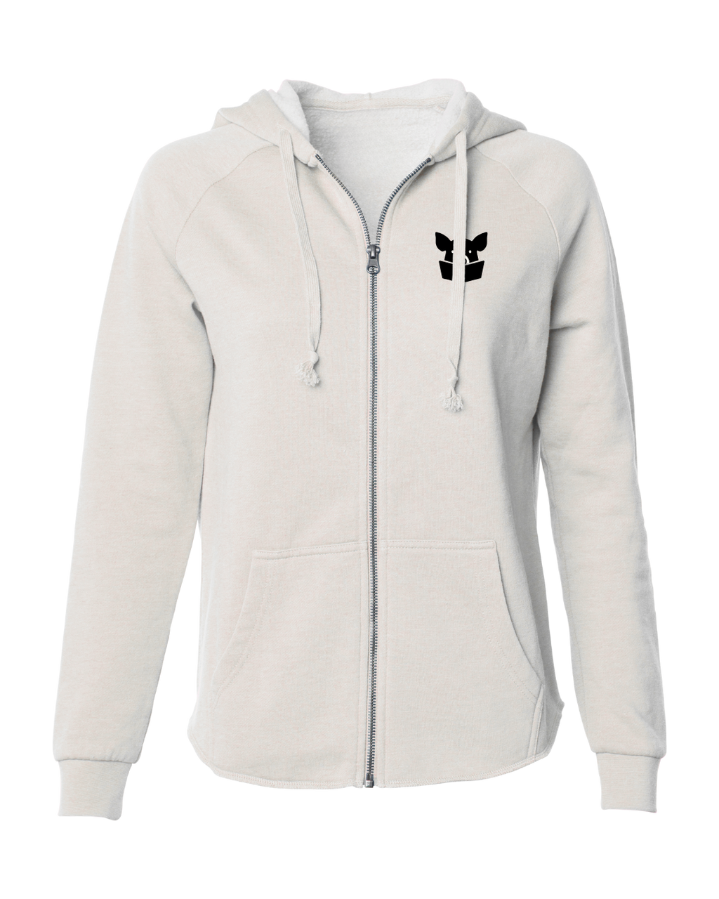 Book Hog Women's Coastal Lightweight Zip Hoodie