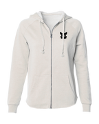 Book Hog Women's Coastal Lightweight Zip Hoodie