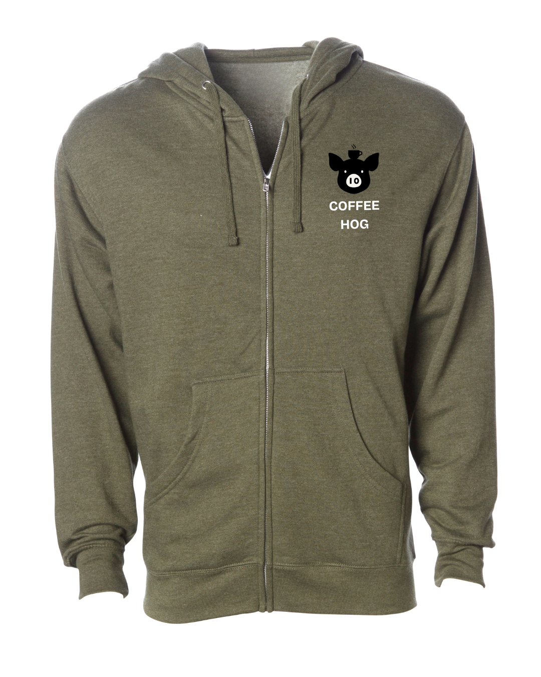 Coffee Hog Midweight Zip Hoodie