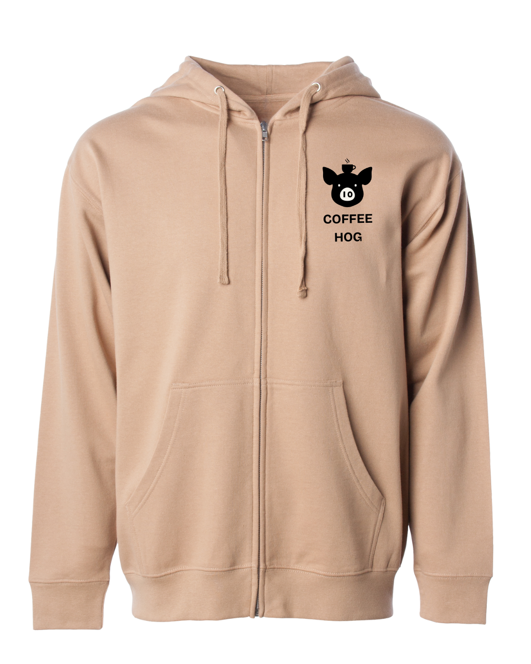 Coffee Hog Midweight Zip Hoodie