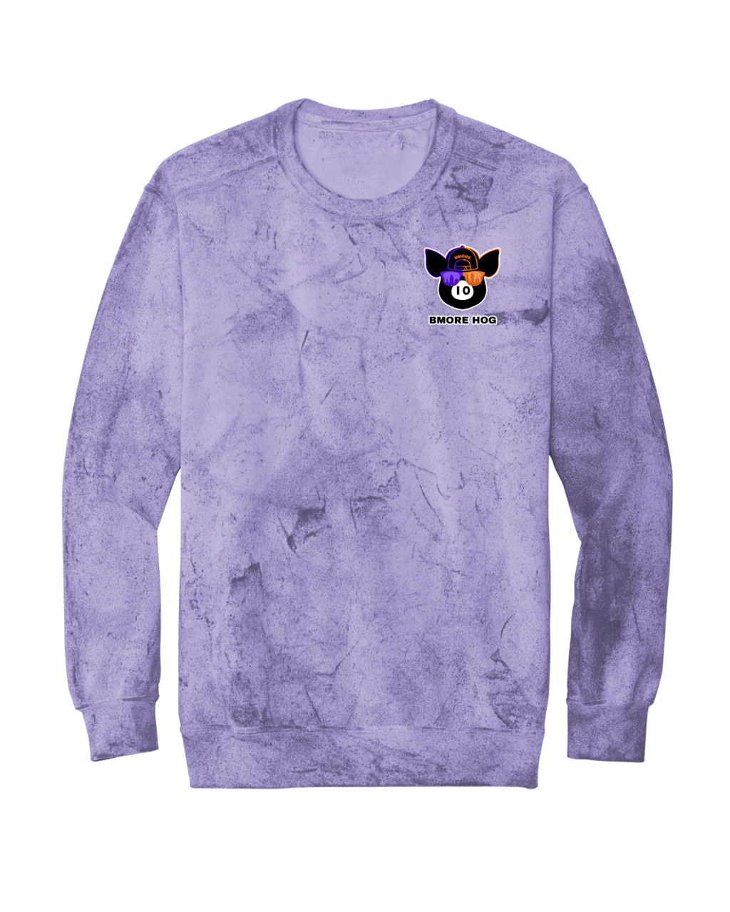 Bmore Hog Tie Dye Crewneck Sweatshirt