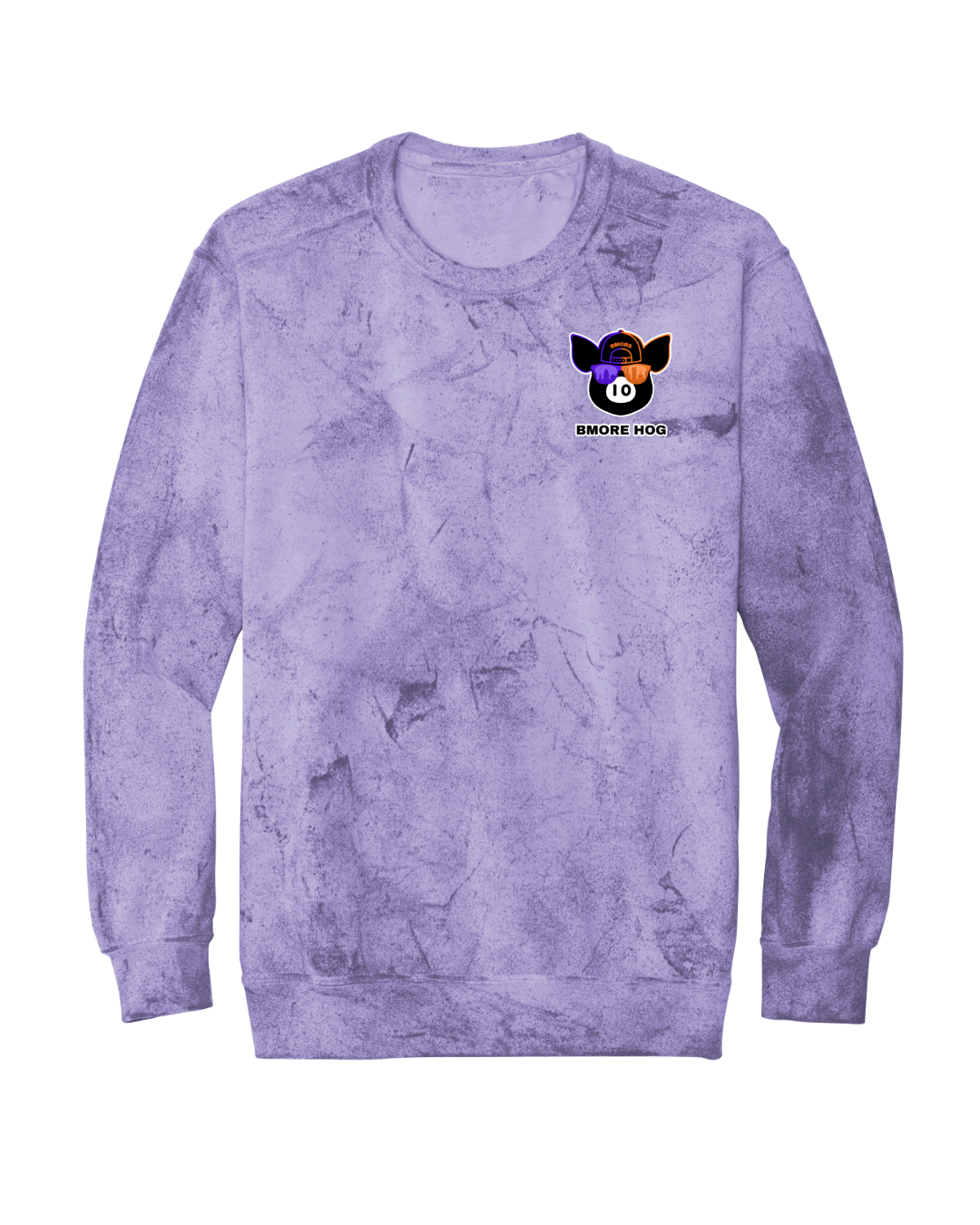 Bmore Hog Tie Dye Crewneck Sweatshirt